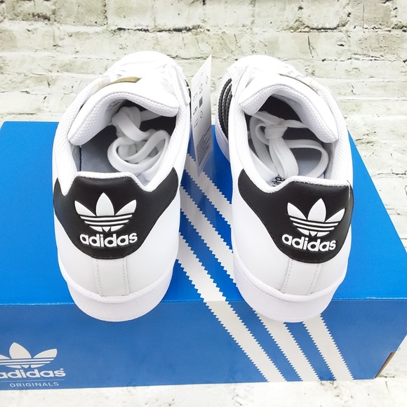 Adidas Originals Womens Superstar White Black New! - Picture 4 of 6